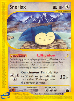 Snorlax #100 Skyridge (EN)
