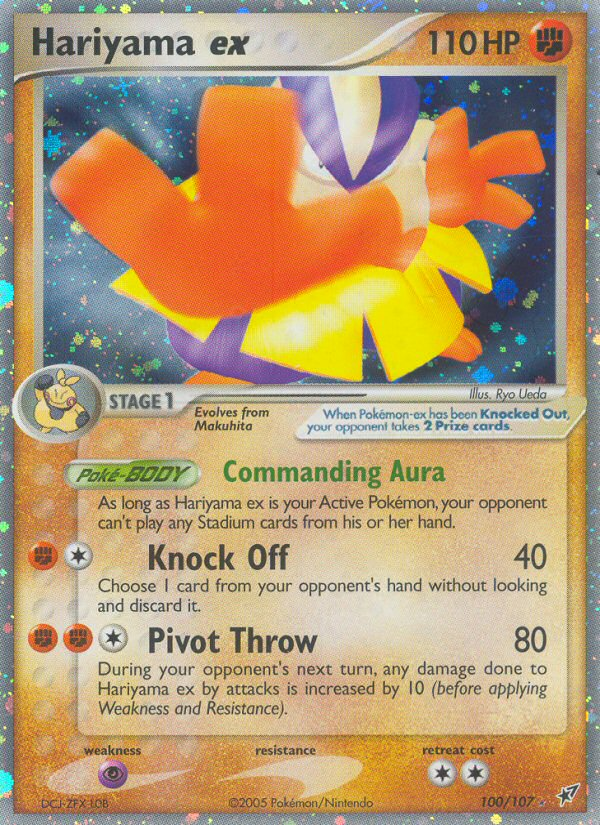 Hariyama ex #100 Deoxys (EN)