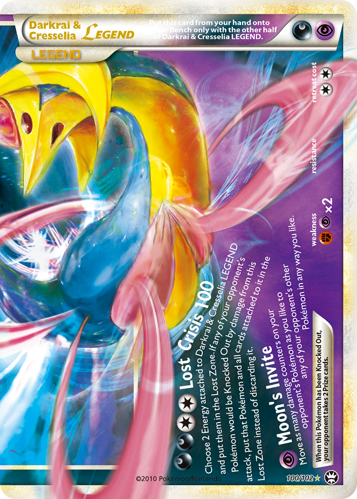 Darkrai & Cresselia LEGEND #100 Triumphant (EN)