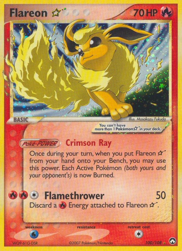 Flareon Star #100 Power Keepers (EN)