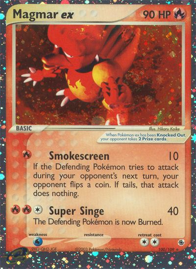 Magmar Ex #100 Ruby & Sapphire (EN)