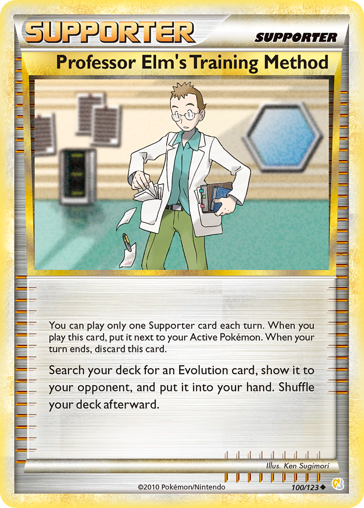 Professor Elm's Training Method #100 HeartGold & SoulSilver (EN)