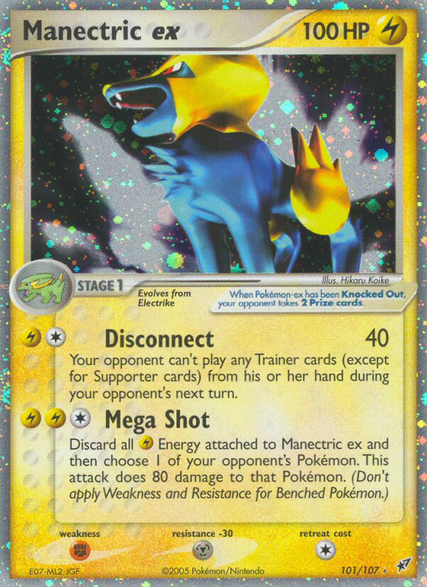 Manectric ex #101 Deoxys (EN)