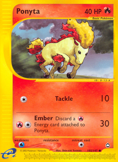 Ponyta #102 Aquapolis (EN)