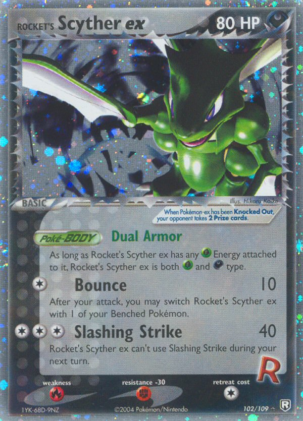 Rocket's Scyther ex #102 Team Rocket Returns (EN)