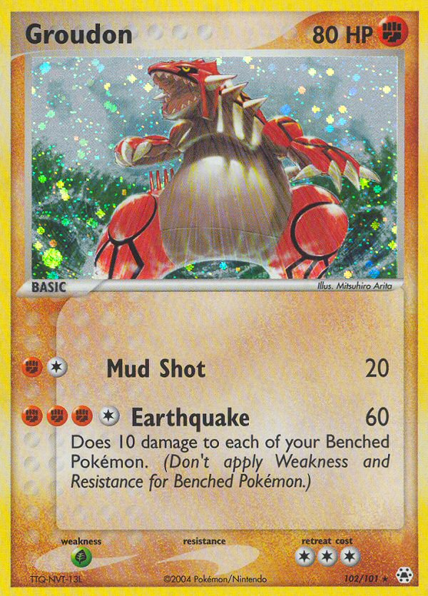 Groudon #102 Hidden Legends (EN)