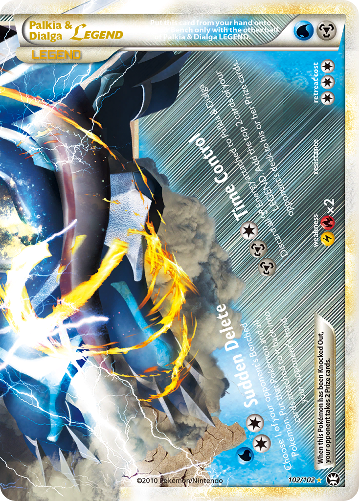 Palkia & Dialga LEGEND #102 Triumphant (EN)