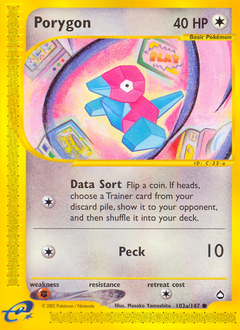 Porygon #103a Aquapolis (EN)