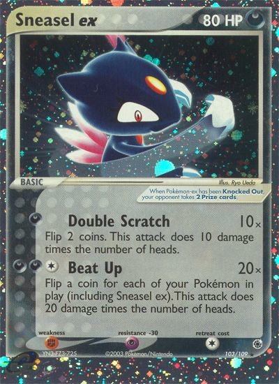 Sneasel Ex #103 Ruby & Sapphire (EN)