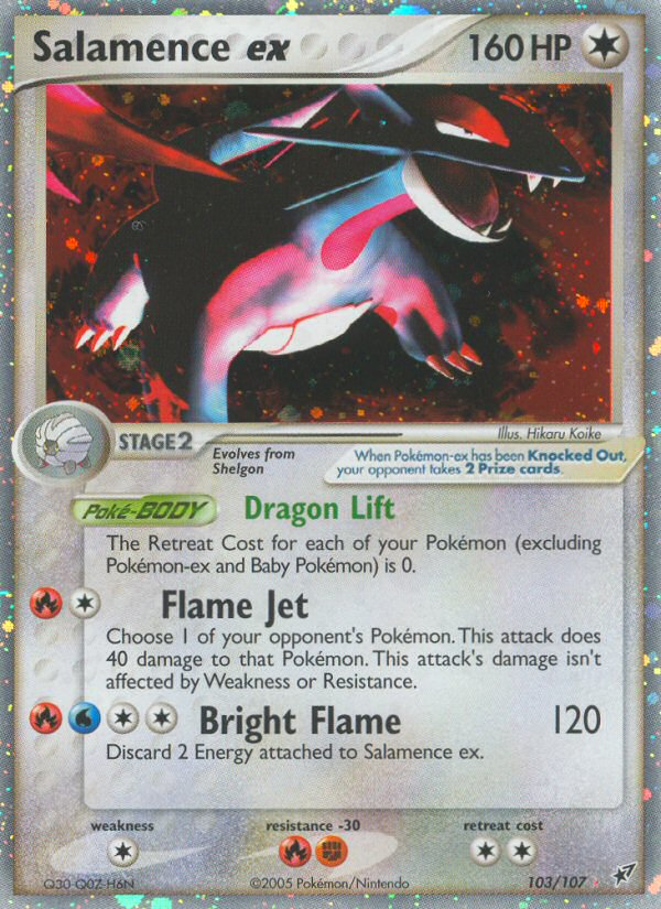 Salamence ex #103 Deoxys (EN)