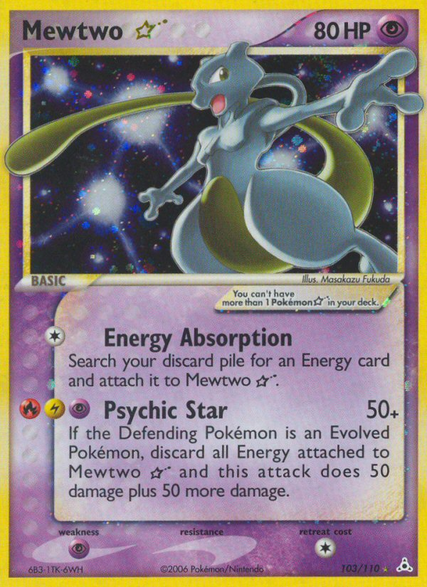 Mewtwo Star #103 Holon Phantoms (EN)