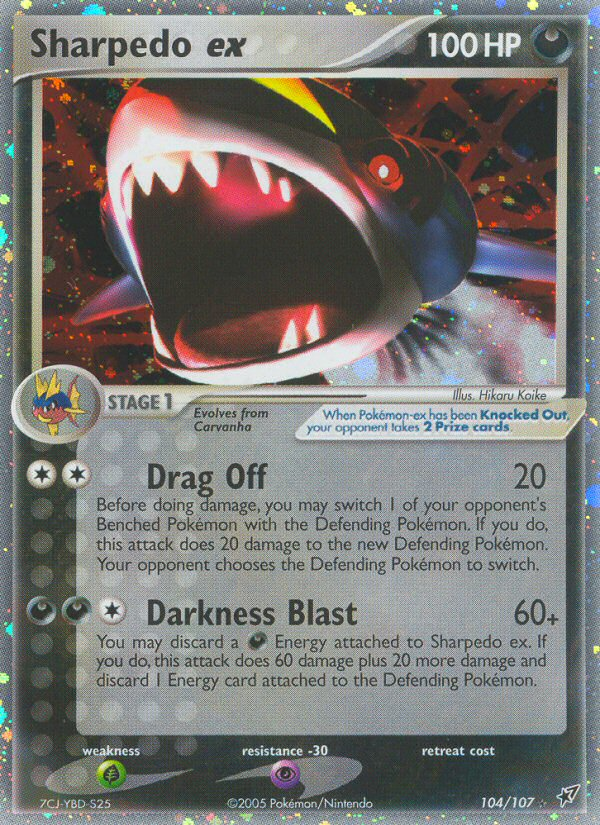 Sharpedo ex #104 Deoxys (EN)