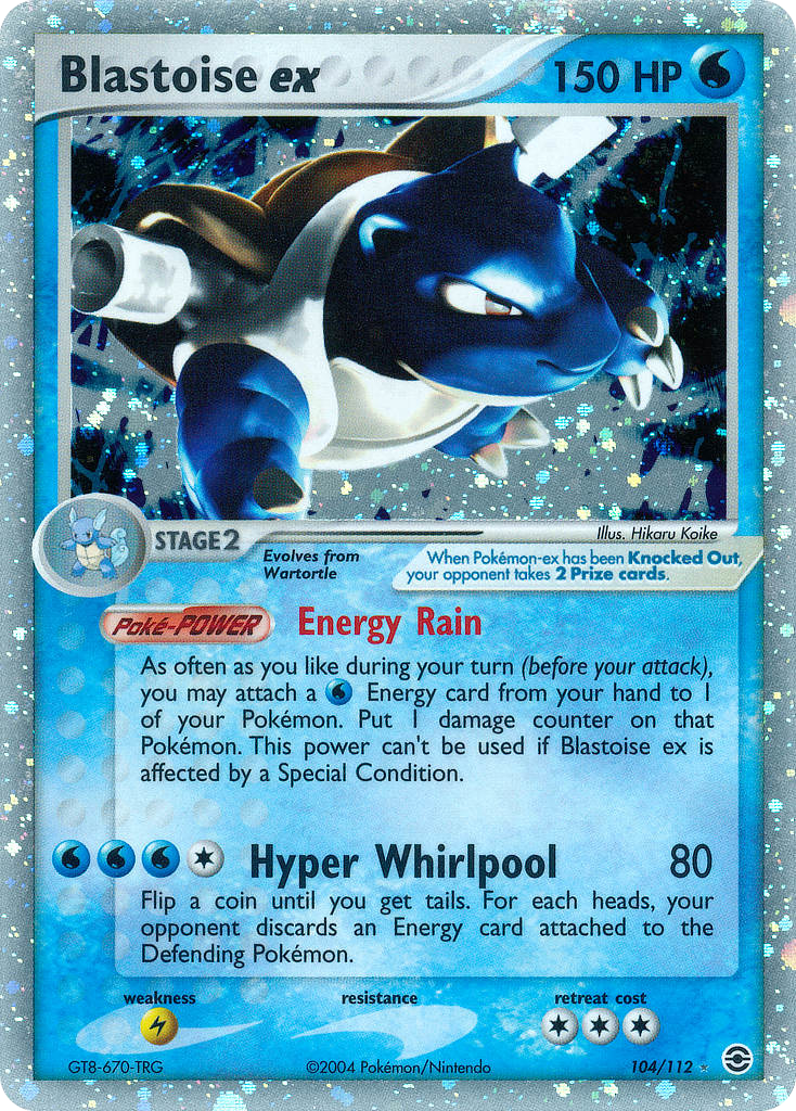 Blastoise ex #104 FireRed & LeafGreen (EN)