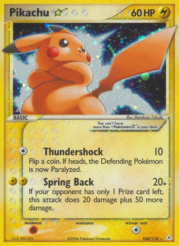 Pikachu Star #104 Holon Phantoms (EN)