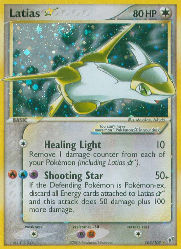 Latias Gold Star #105 Deoxys (EN)