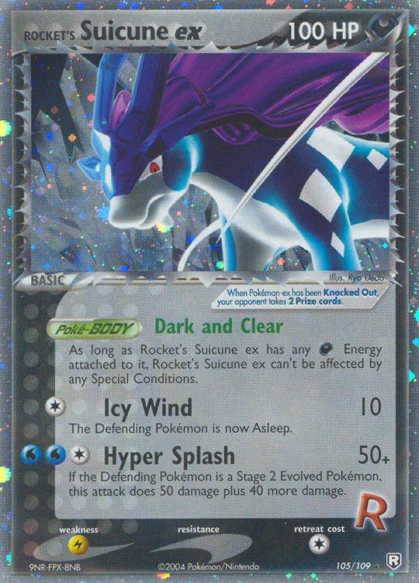 Rocket's Suicune ex #105 Team Rocket Returns (EN)