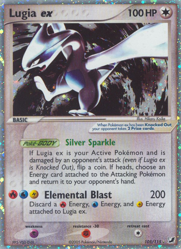 Lugia ex #105 Unseen Forces (EN)