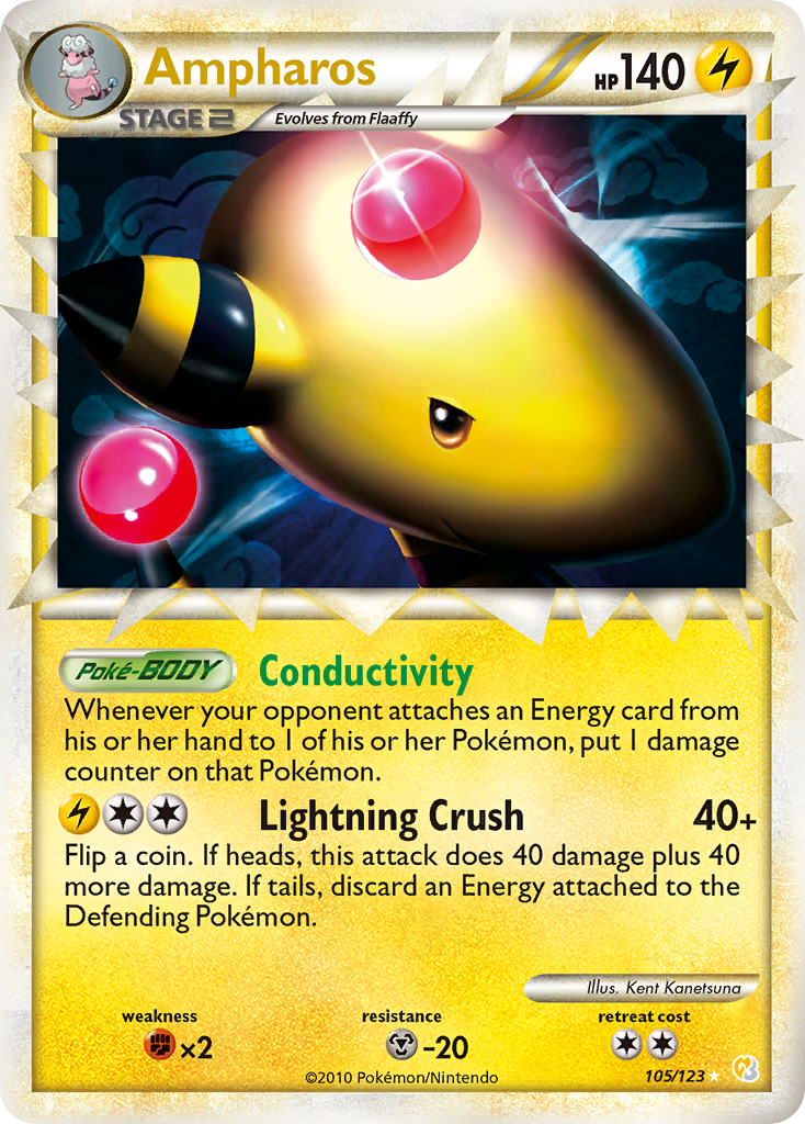 Ampharos #105 HeartGold & SoulSilver (EN)