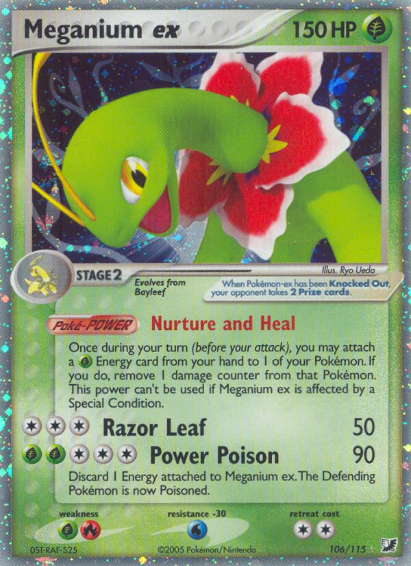 Meganium ex #106 Unseen Forces (EN)