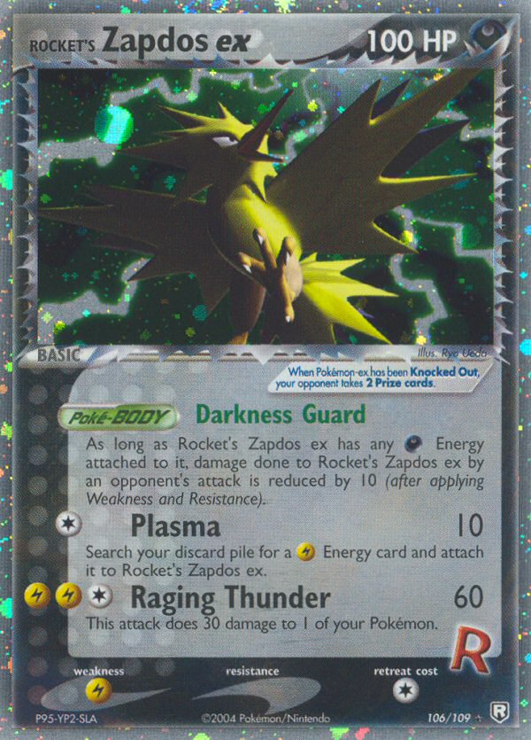 Rocket's Zapdos ex #106 Team Rocket Returns (EN)