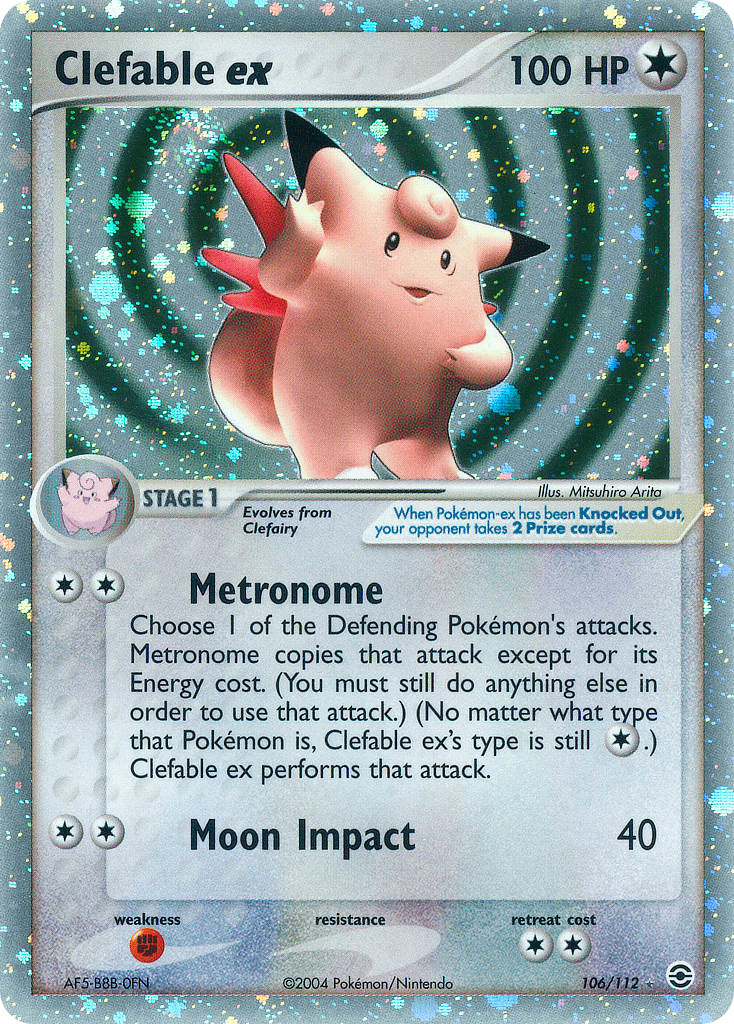 Clefable ex #106 FireRed & LeafGreen (EN)