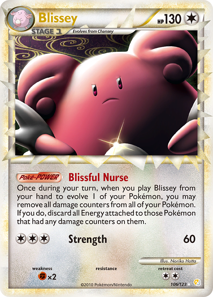 Blissey #106 HeartGold & SoulSilver (EN)