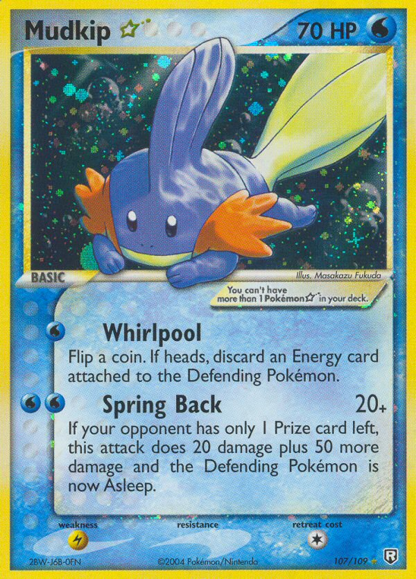 Mudkip Gold Star #107 Team Rocket Returns (EN)