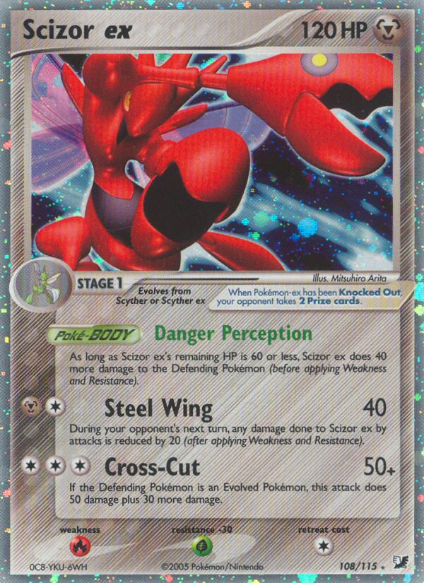 Scizor ex #108 Unseen Forces (EN)