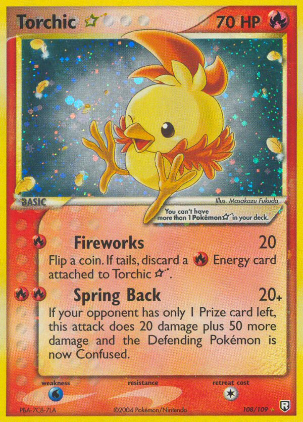 Torchic Gold Star #108 Team Rocket Returns (EN)