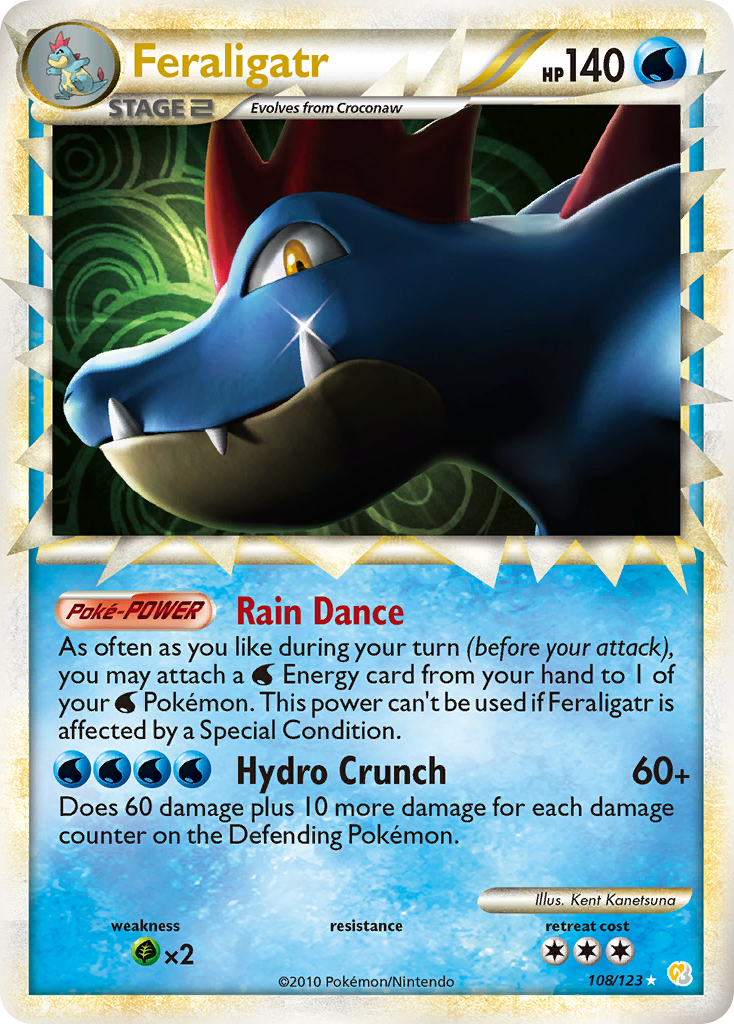 Feraligatr #108 HeartGold & SoulSilver (EN)