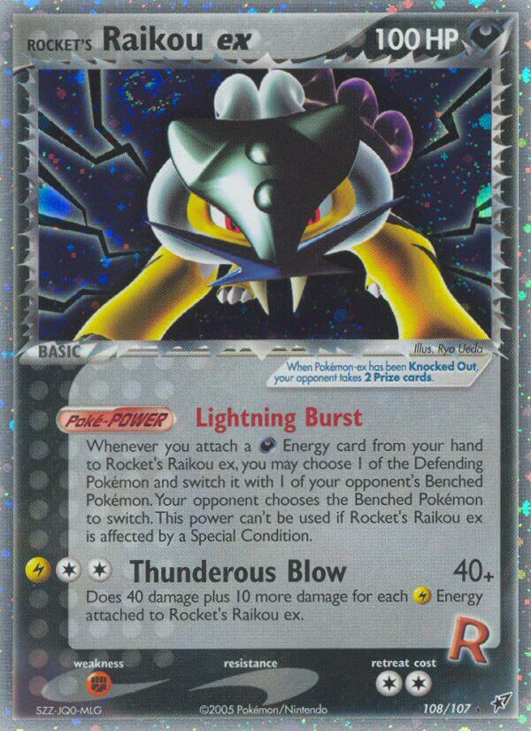 Rocket's Raikou ex #108 Deoxys (EN)