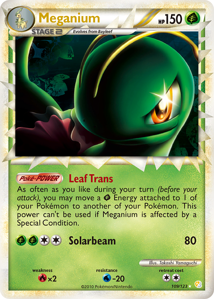 Meganium #109 HeartGold & SoulSilver (EN)