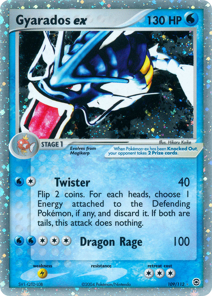 Gyarados Ex #109 FireRed & LeafGreen (EN)