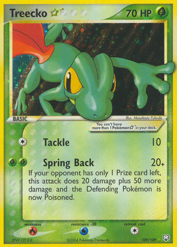 Treecko Gold Star #109 Team Rocket Returns (EN)