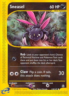 Sneasel #110 Aquapolis (EN)