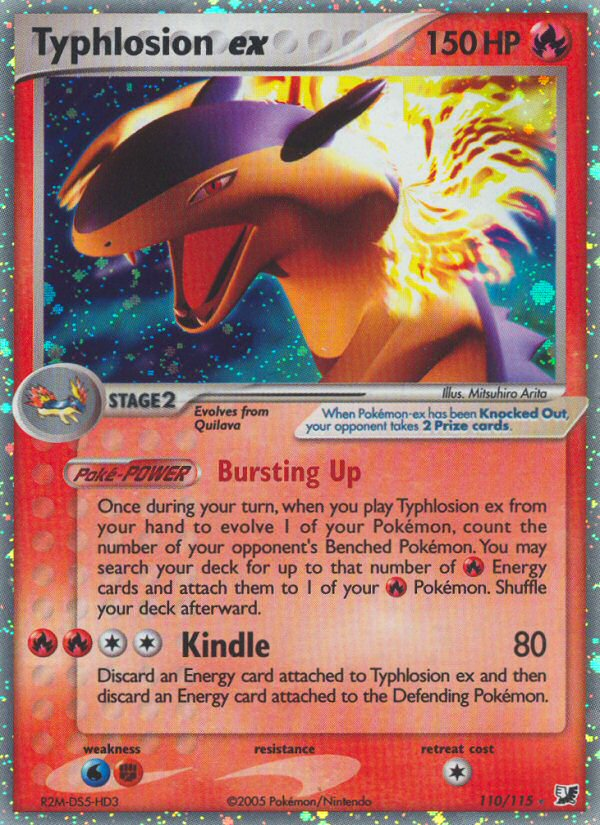 Typhlosion ex #110 Unseen Forces (EN)