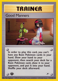 Good Manners #111 Gym Heroes 1st Ed (EN)