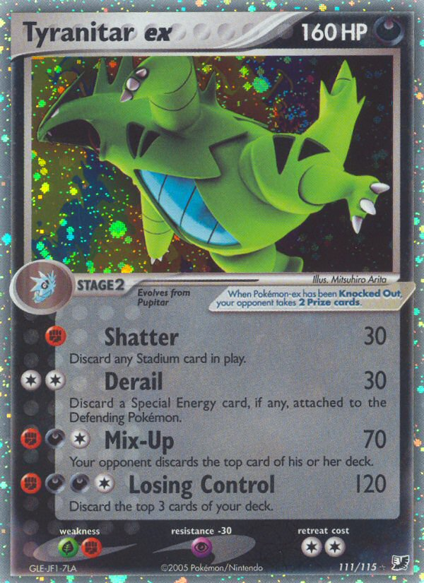 Tyranitar ex #111 Unseen Forces (EN)