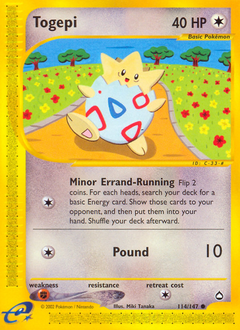 Togepi #114 Aquapolis (EN)