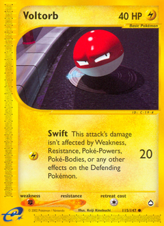 Voltorb #115 Aquapolis (EN)