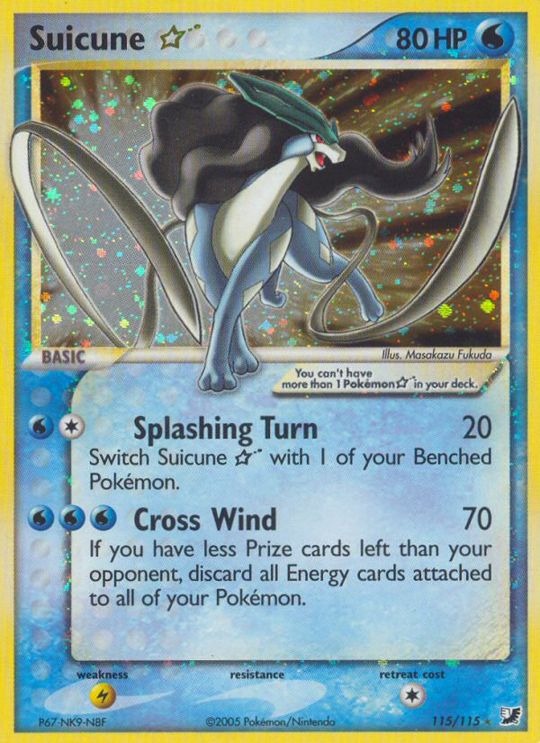 Suicune Gold Star #116 Unseen Forces (EN)