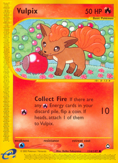 Vulpix #116 Aquapolis (EN)