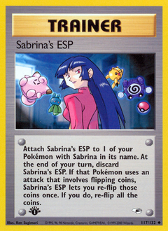 Sabrina's ESP #117 Gym Heroes 1st Ed (EN)