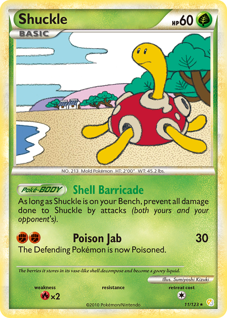 Shuckle #011 HeartGold & SoulSilver (EN)