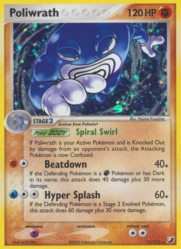 Poliwrath #011 Unseen Forces (EN)