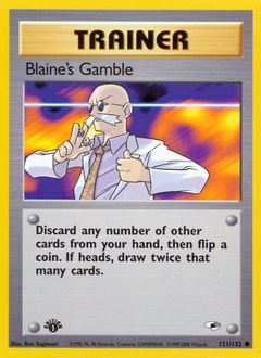Blaine's Gamble #121 Gym Heroes 1st Ed (EN)