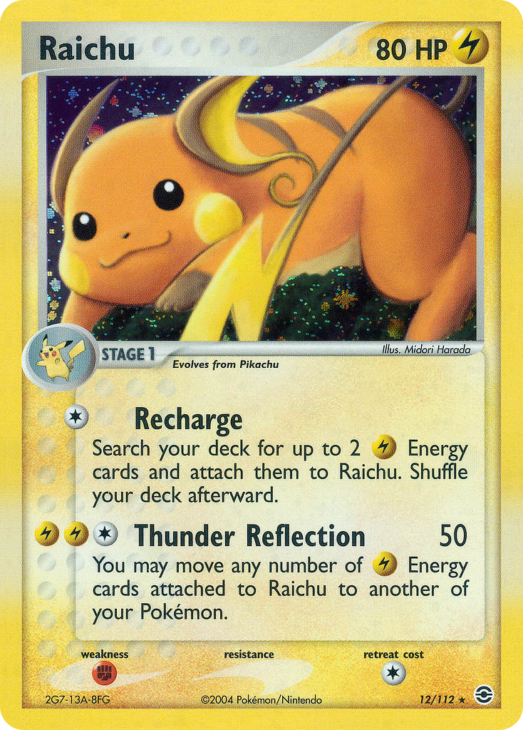 Raichu #012 FireRed & LeafGreen (EN)