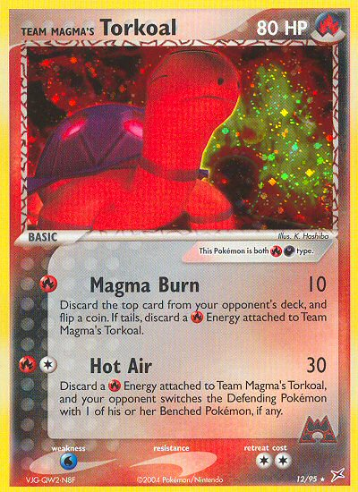 Team Magma's Torkoal #012 Team Magma vs Team Aqua (EN)