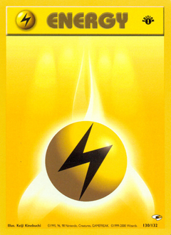 Lightning Energy #130 Gym Heroes 1st Ed (EN)