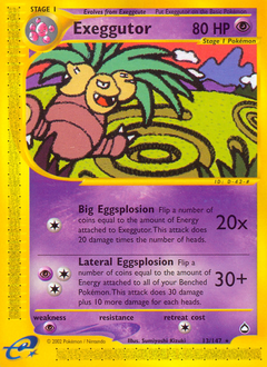 Exeggutor #013 Aquapolis (EN)